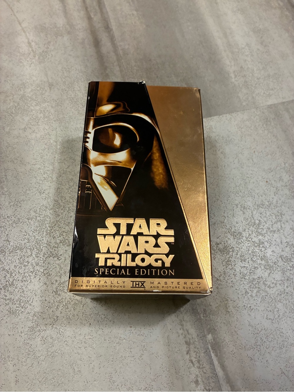Star Wars Trilogy Special Edition VHS Box Set - Gold Black